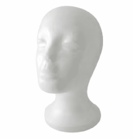 Styrofoam Wig Head