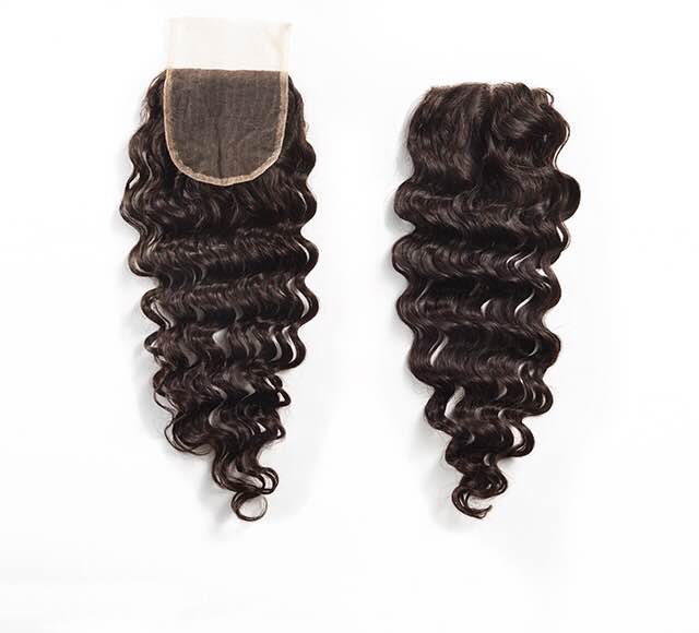 Virgin Indian Curly Lace Closure